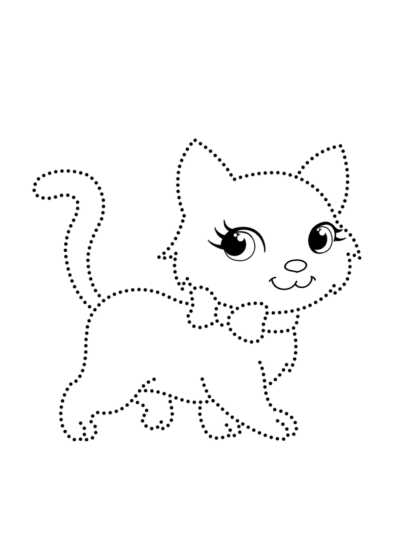 Кошка по точкам