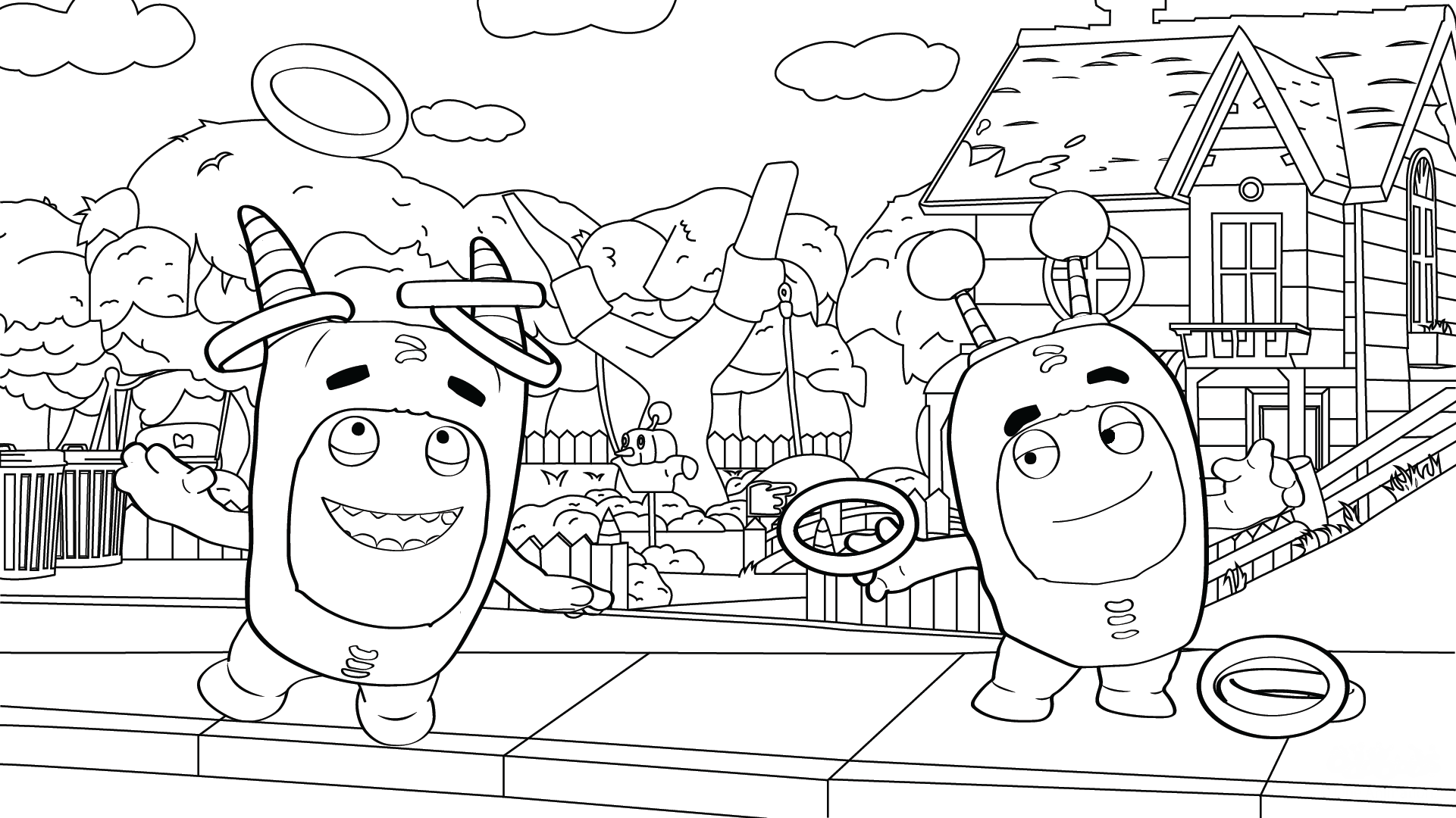 oddbods Пушистики